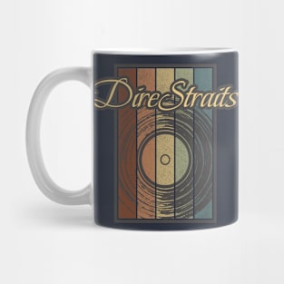 Dire Straits Vynil Silhouete Mug